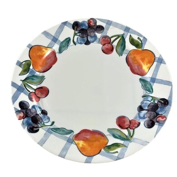 Corelle Fruit Too Plates Dinner Plates Luncheon Plates Set of 6 - Picture 5 of 8